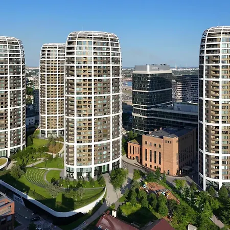 Sky Park 1 - Castle View From Bed, Luxurious #Instaworthy Apartment In Downtown City Center, Parking Included, Best Address In Town アパート ブラチスラヴァ