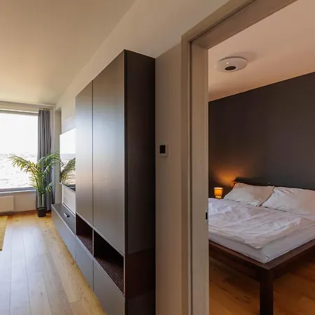 Sky Park 1 - Castle View From Bed, Luxurious #instaworthy In Downtown Center, Parking Included, Address In Town Apartment