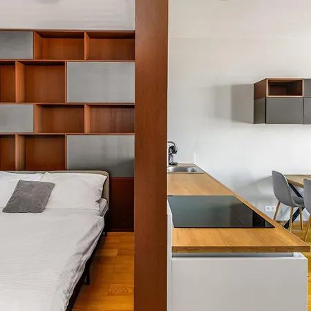 Apartment Sky Park 1 - Castle View From Bed, Luxurious #instaworthy In Downtown Center, Parking Included, Address In Town Pressburg
